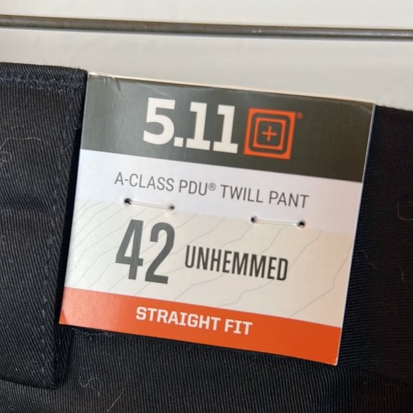 5.11 Tactical Men's Unhemmed Twill PDU Pants - A Class Size 42 Straight Fit - Picture 7 of 9
